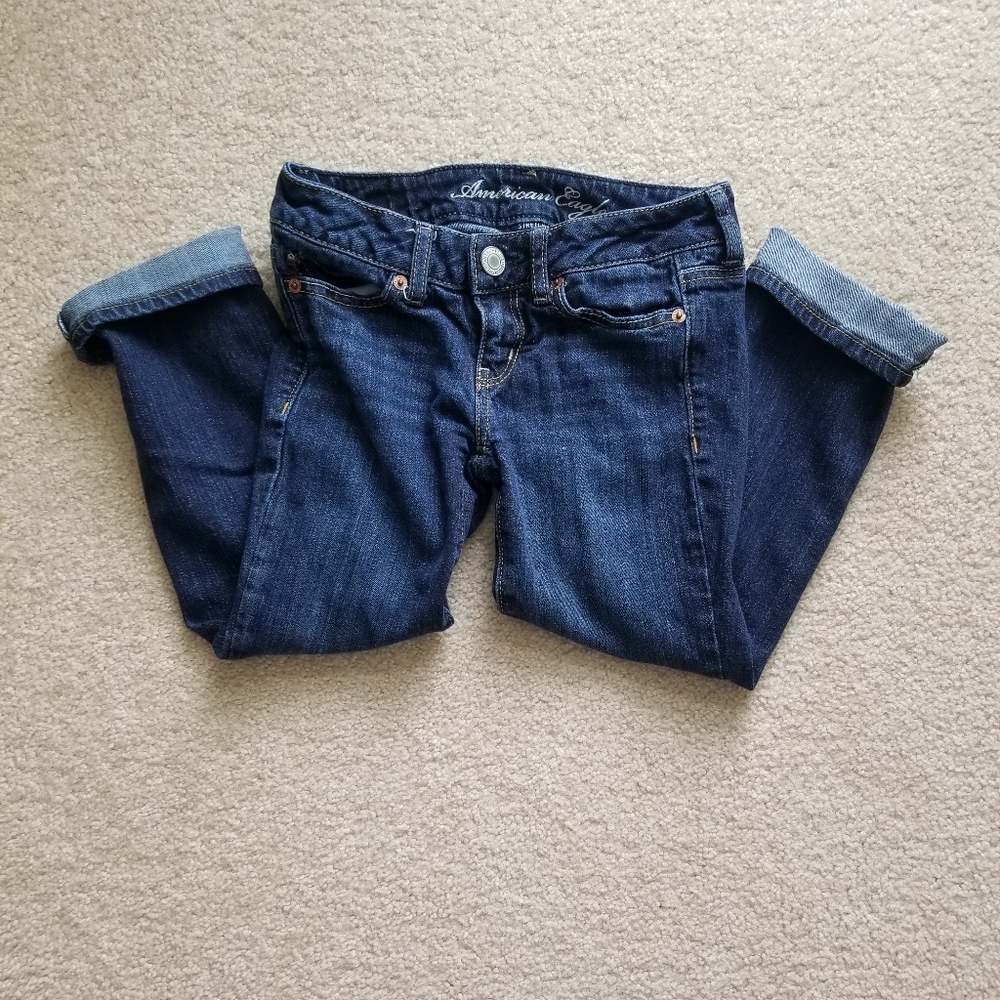 - American eagle skinny Jean cropped/capri